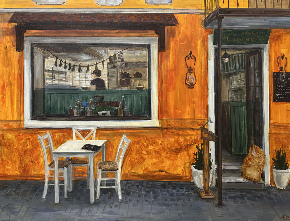 Анна Денева представя в изложба живописни композиции, вдъхновени от поглед през прозореца