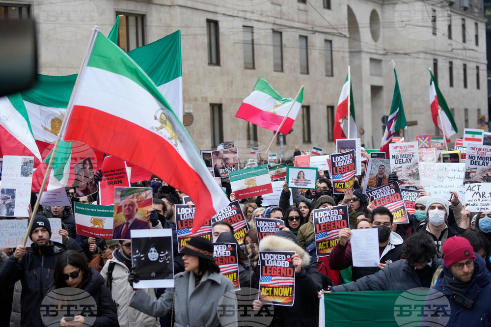 Italy Iran Protest