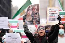 Italy Iran Protest