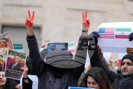 Italy Iran Protest