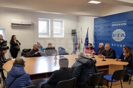 Национален пресклуб на БТА Враца - КП "Левицата!" - парламентарни избори - кандидати - представяне