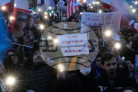Italy Iran Protest