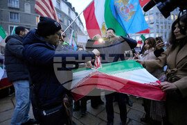 Italy Iran Protest