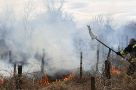 Разград - пожар