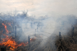 Разград - пожар