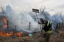 Разград - пожар