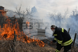 Разград - пожар