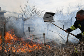 Разград - пожар