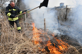 Разград - пожар