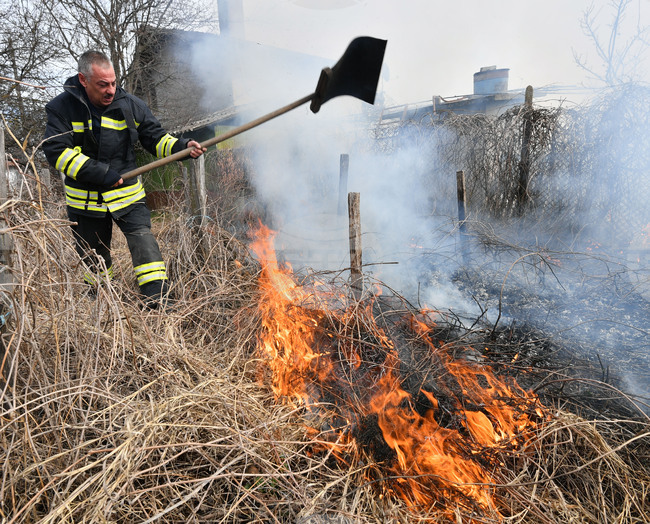 Разград - пожар