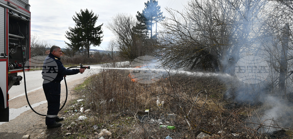 Разград - пожар