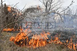 Разград - пожар
