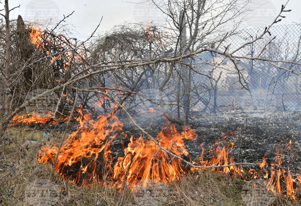 Разград - пожар