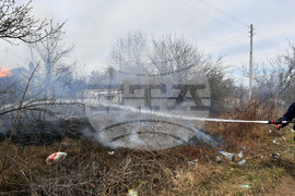 Разград - пожар