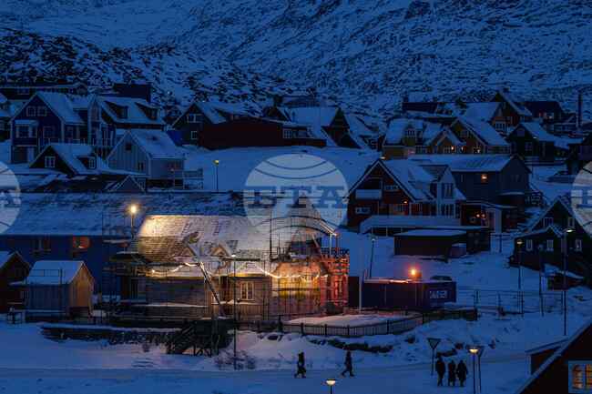 APTOPIX Greenland Daily Life