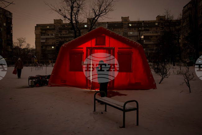 APTOPIX Russia Ukraine War Blackout