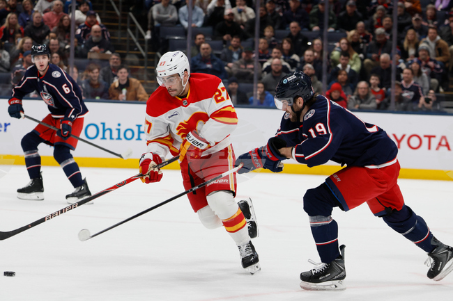 Flames Blue Jackets Hockey