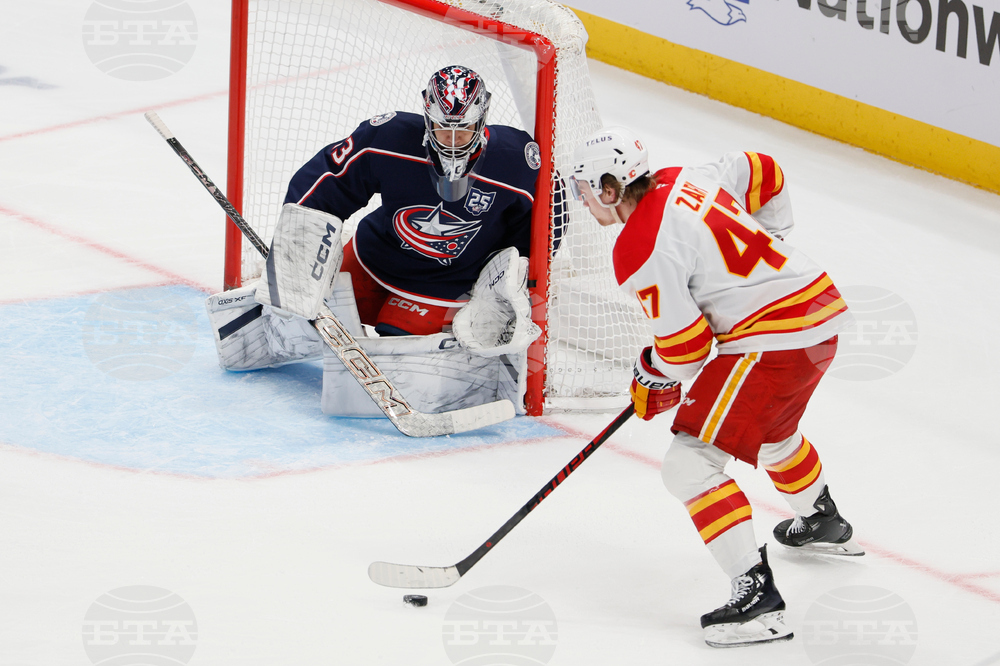 Flames Blue Jackets Hockey