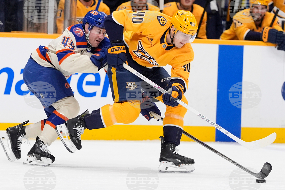 Oilers Predators Hockey