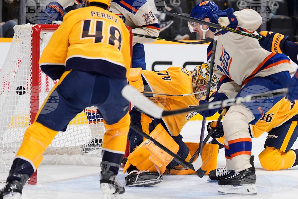 Oilers Predators Hockey