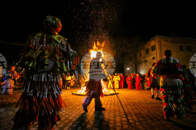 APTOPIX Bulgaria Pagan New Year
