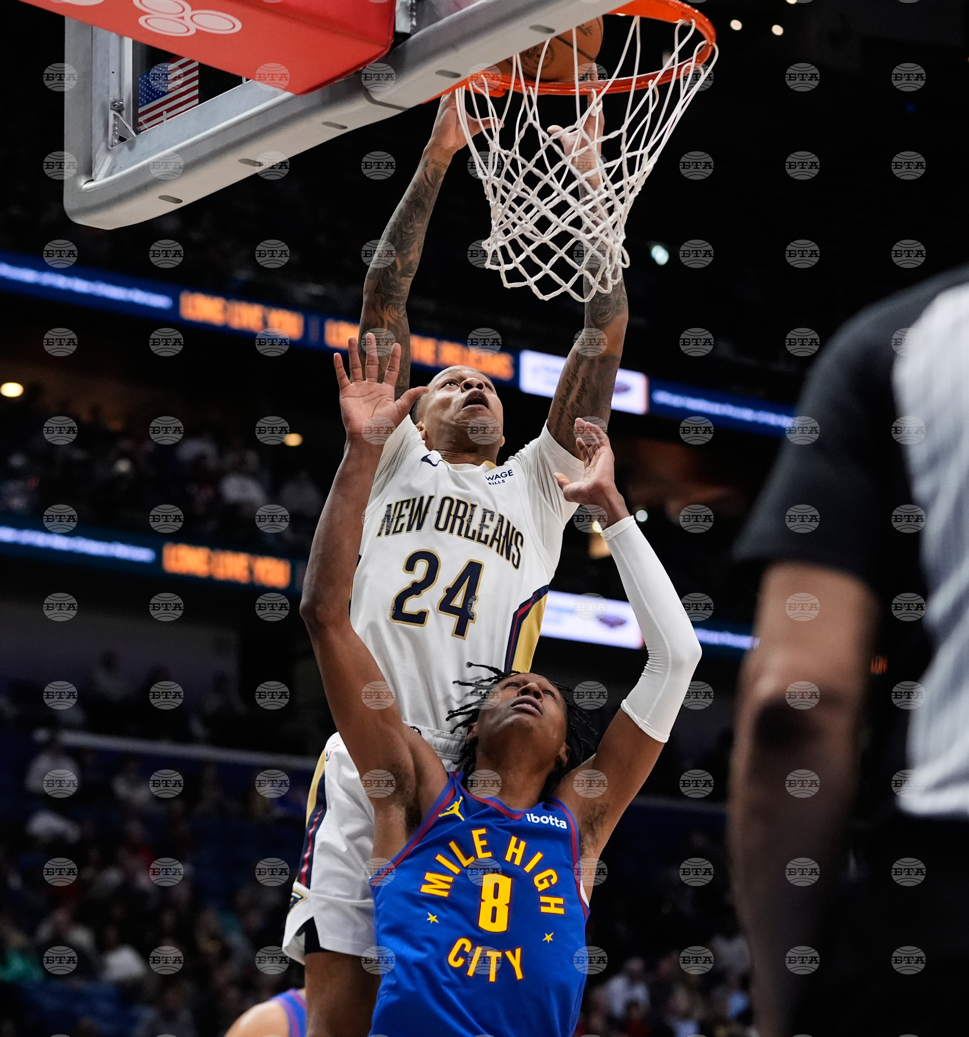 Nuggets Pelicans Basketball