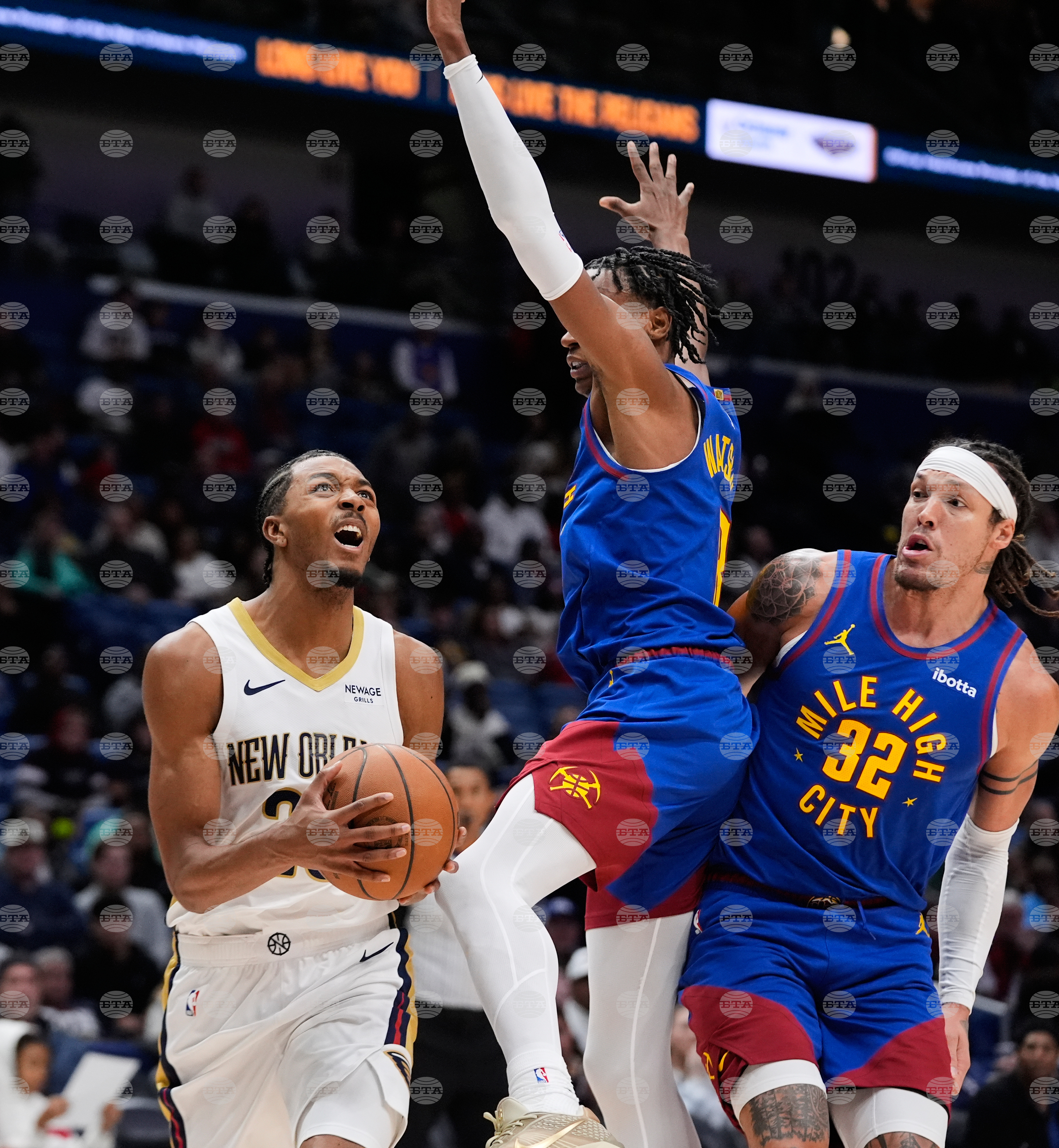 Nuggets Pelicans Basketball