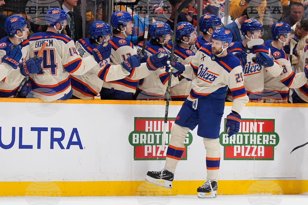 Oilers Predators Hockey