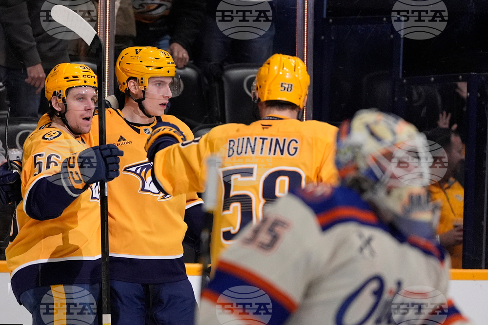 Oilers Predators Hockey