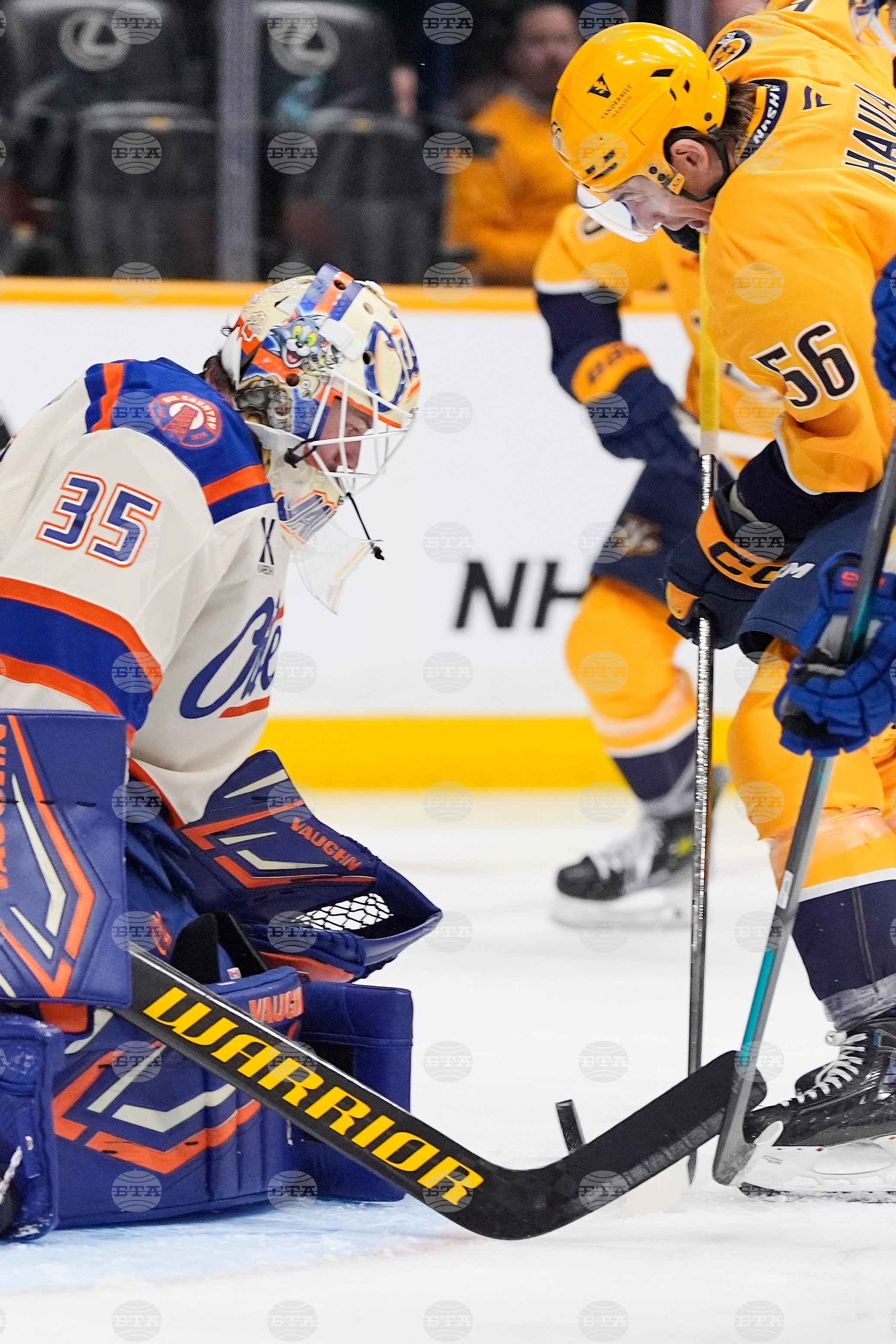 Oilers Predators Hockey