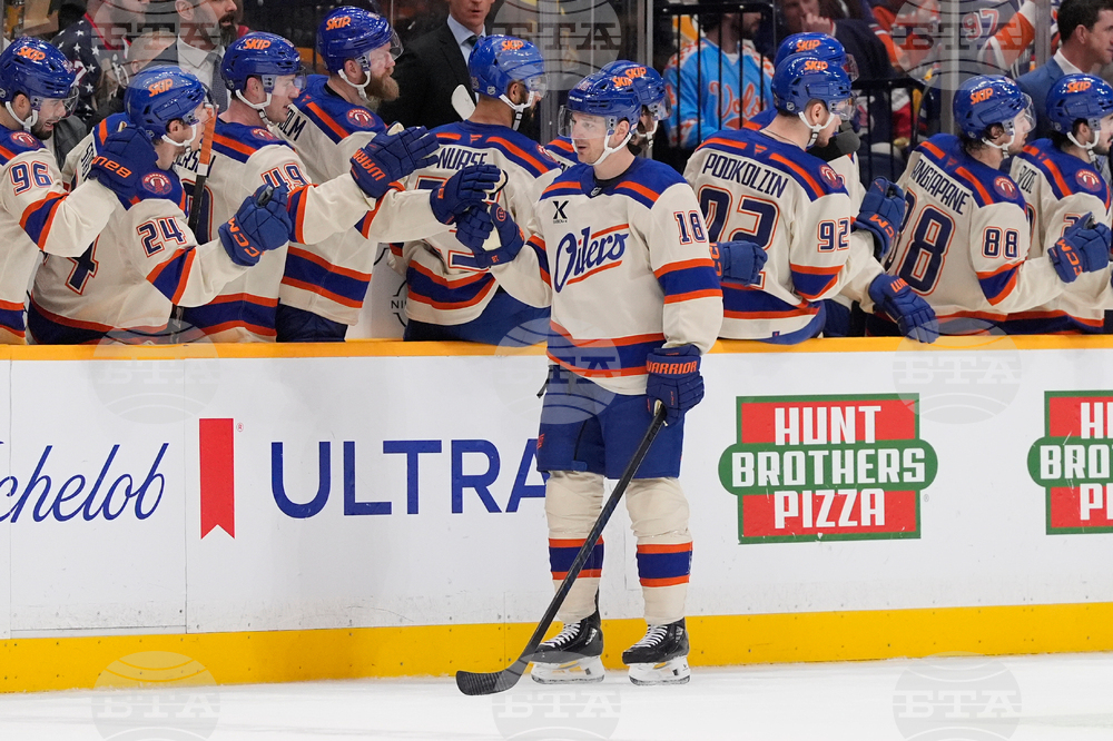 Oilers Predators Hockey