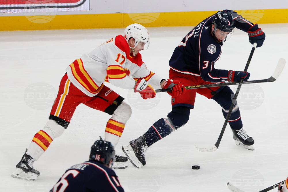 Flames Blue Jackets Hockey