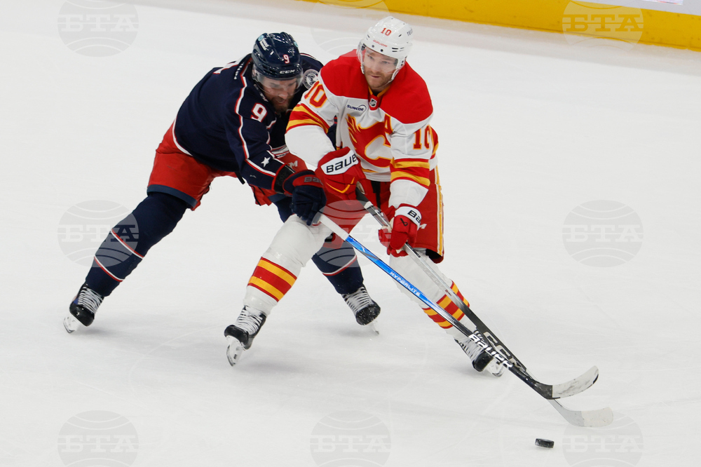 Flames Blue Jackets Hockey