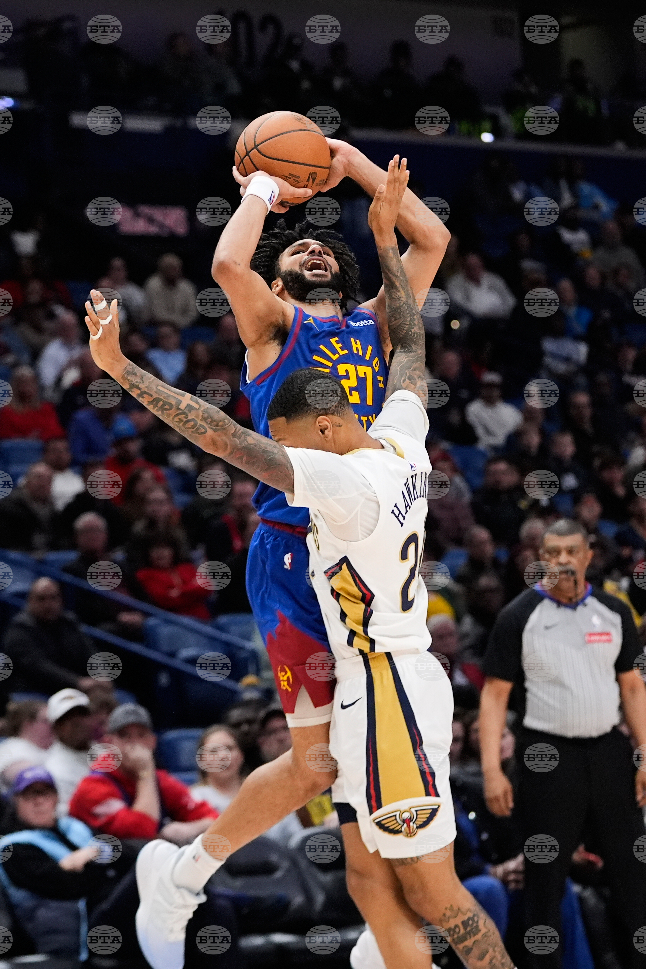 Nuggets Pelicans Basketball