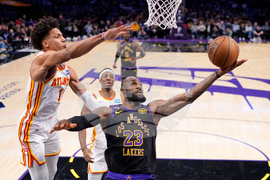 Hawks Lakers Basketball