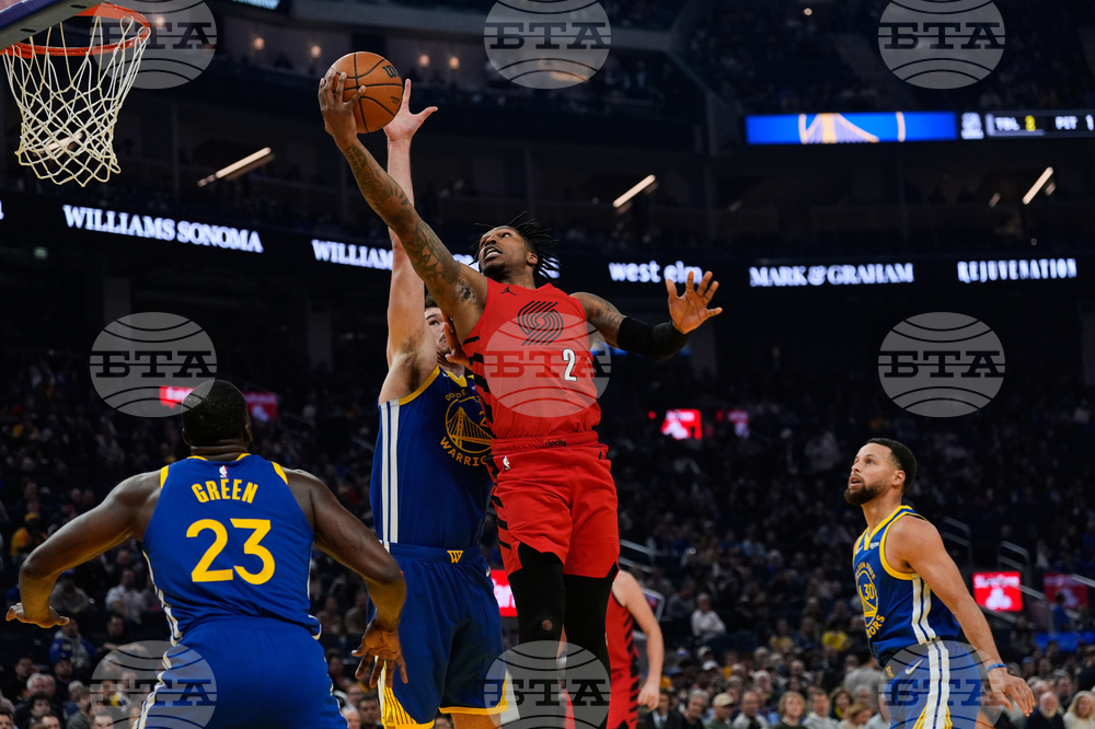 Trail Blazers Warriors Basketball