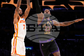 Hawks Lakers Basketball