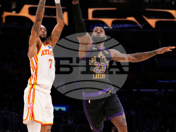 Hawks Lakers Basketball