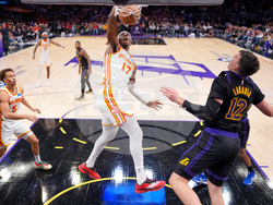 Hawks Lakers Basketball