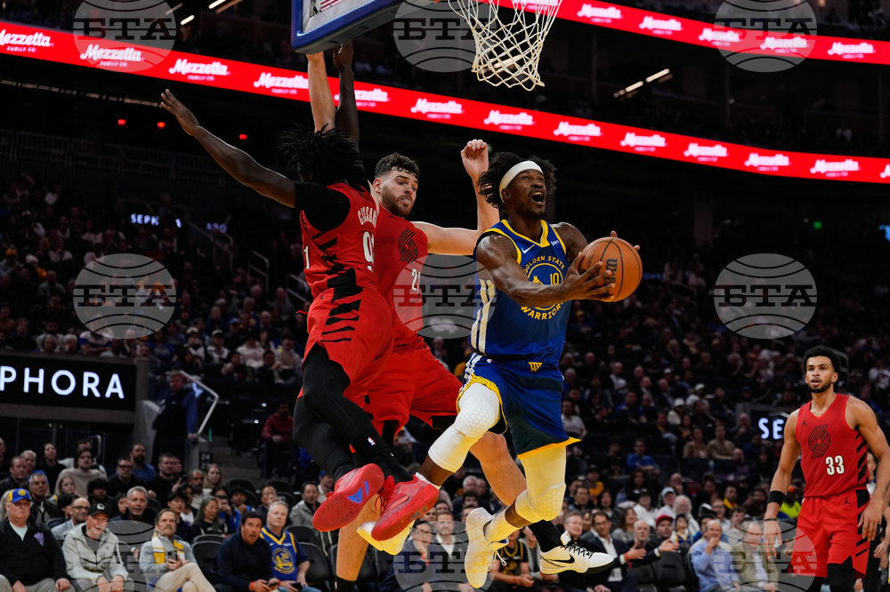 Trail Blazers Warriors Basketball