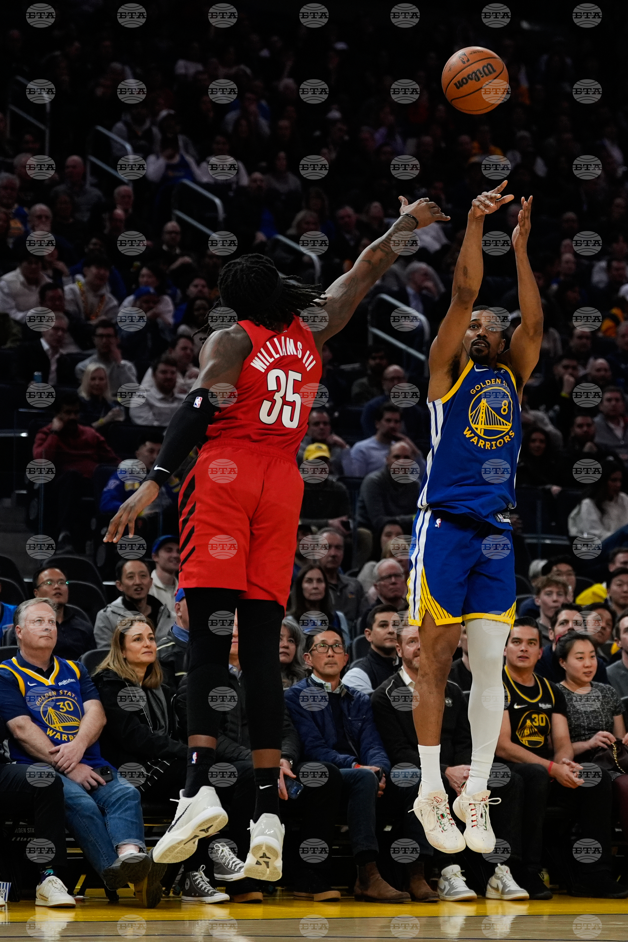 Trail Blazers Warriors Basketball