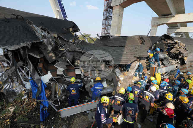 APTOPIX Thailand Train Accident