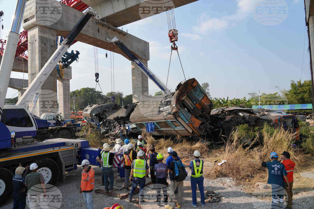 APTOPIX Thailand Train Accident