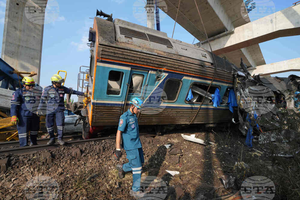 APTOPIX Thailand Train Accident
