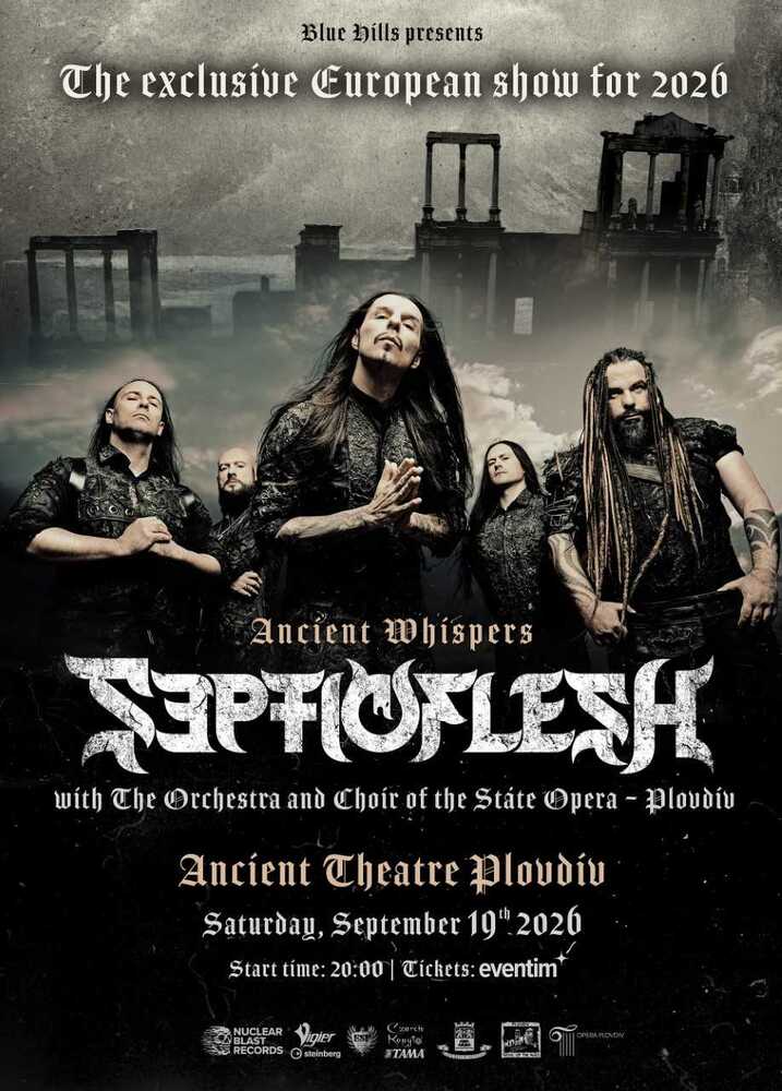 Гръцкaта метъл група Septicflesh ще изнесе концерт с оркестър и хор от Държавна опера-Пловдив 