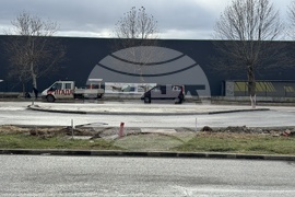 Казанлък - кръгово кръстовище - изграждане