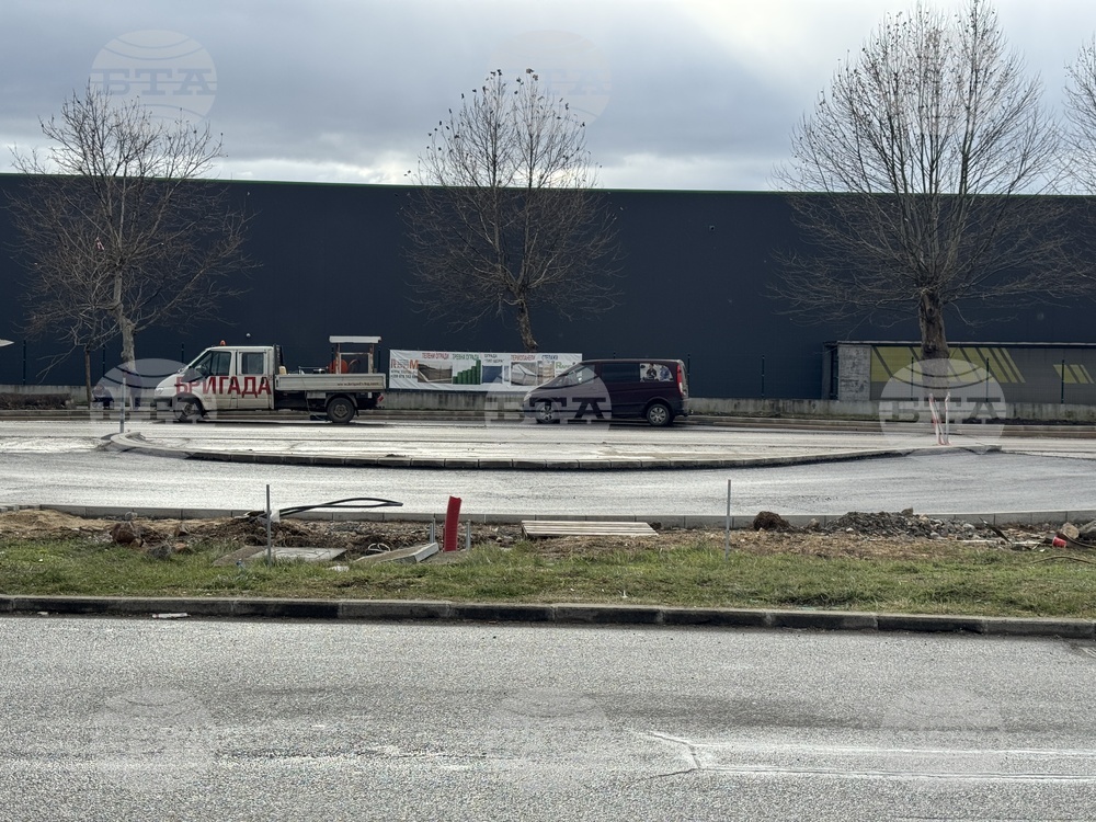 Казанлък - кръгово кръстовище - изграждане