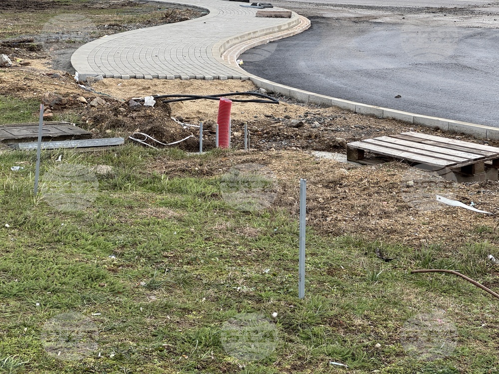 Казанлък - кръгово кръстовище - изграждане