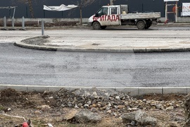 Казанлък - кръгово кръстовище - изграждане