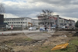 Казанлък - кръгово кръстовище - изграждане